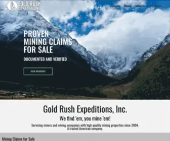 Goldrushexpeditions.com(Gold Rush Expeditions) Screenshot