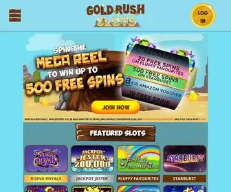 Goldrushslots.co.uk(Goldrushslots) Screenshot