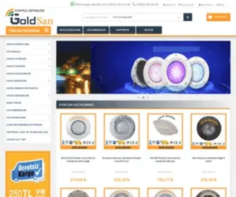 Goldsan.com.tr(Havuz aydınlatma lambası) Screenshot