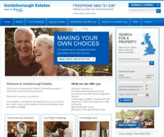 Goldsboroughestates.co.uk(Retirement Housing) Screenshot