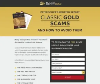 Goldscams.com Screenshot