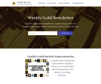 Goldscape.net(Gold and gold) Screenshot