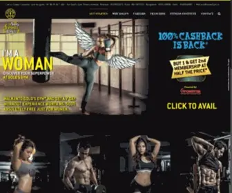 Goldsgym.in(Gold's Gym India) Screenshot