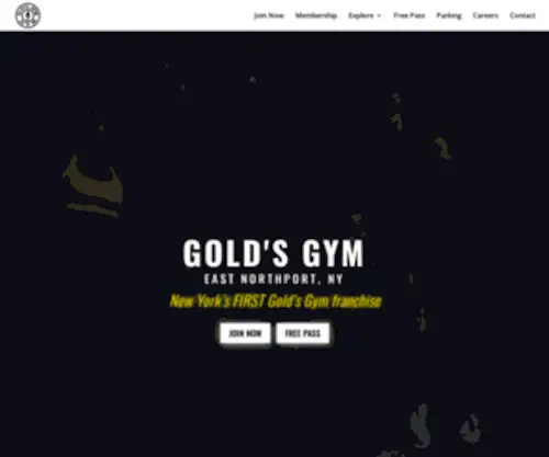 Goldsgymeastnorthport.com(Gold's Gym East Northport) Screenshot