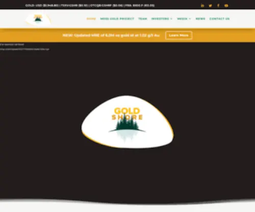 Goldshoreresources.com(TSXV:GSHR OTC:GSHRF) Screenshot