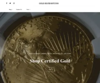 Goldsilverbitcoin.com(It's your choice) Screenshot