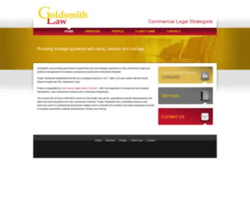 Goldsmithlaw.co.nz(Goldsmith Law) Screenshot