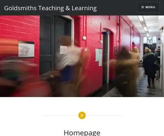 Goldsmithsteaching.com(Open repository of teaching resources) Screenshot