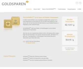 Goldsparen-Plus.de(GOLDSPAREN Plus) Screenshot