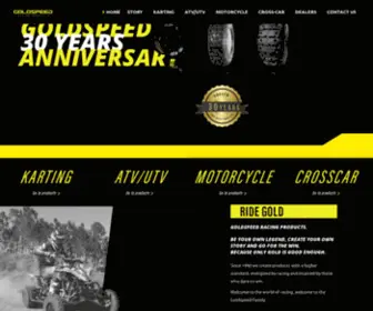 Goldspeed.com(Goldspeed Racing Products #RIDEGOLD) Screenshot