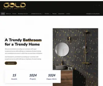 Goldstandardbathrooms.com(Beautifully Crafted Bathrooms to Last) Screenshot