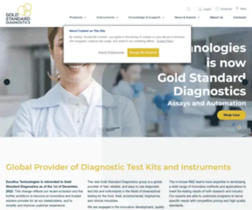 Goldstandarddiagnostics.com(Goldstandarddiagnostics) Screenshot