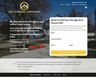 Goldstandardhomebuyers.com(Gold Standard Home Buyers) Screenshot