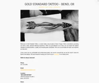 Goldstandardtattoo.com(GOLD STANDARD TATTOO) Screenshot