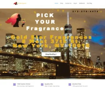 Goldstarfragrances.com(Gold Star Fragrances) Screenshot