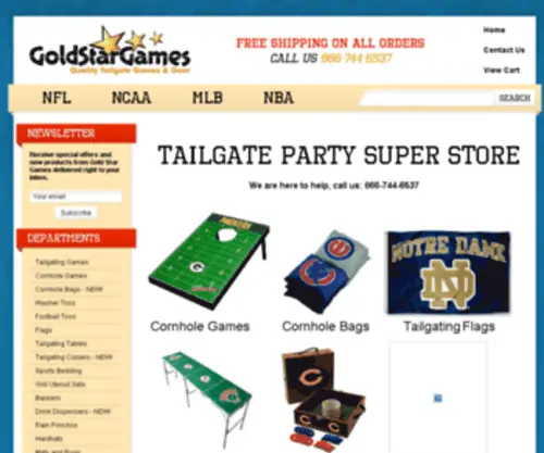 Goldstargames.com(Tailgate Gear) Screenshot