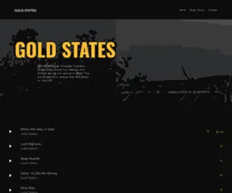 Goldstatesmusic.com(Gold States) Screenshot