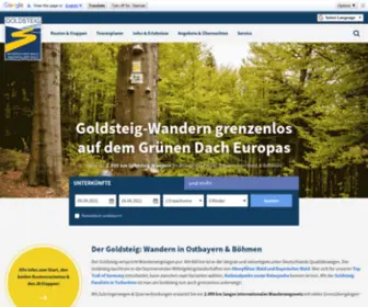 Goldsteig-Wandern.de(Wandern in Bayern & Böhmen) Screenshot