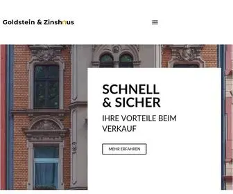 Goldstein-Zinshaus.de(Goldstein Zinshaus) Screenshot