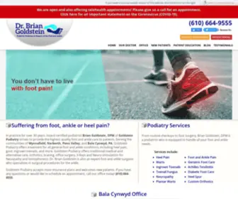 Goldsteinpodiatry.com(Brian Goldstein) Screenshot
