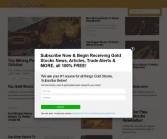 Goldstocks.com(Gold Stocks to Buy) Screenshot