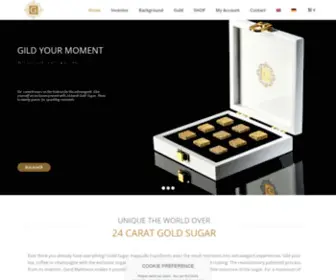 Goldsugar.com(Gild Your Moment) Screenshot