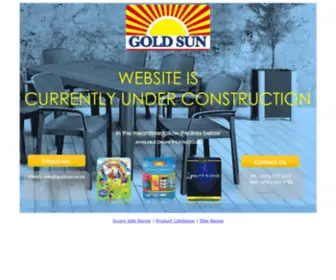 Goldsun.co.za(Gold Sun Industries) Screenshot