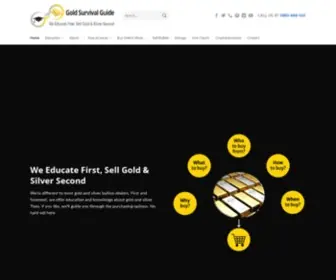 Goldsurvivalguide.co.nz(Buy Gold & Silver Online from NZ Gold Merchant) Screenshot