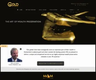 Goldswitzerland.com(Buy & Store Gold in Switzerland) Screenshot