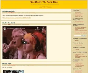 Goldtadise.com(Goldtent TA Paradise) Screenshot