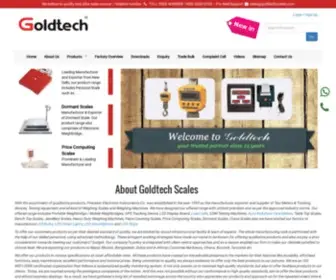 Goldtechscales.com(Weighing Machine) Screenshot