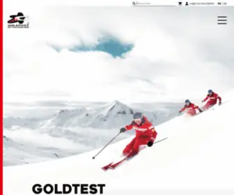 Goldtest.ch(La tenue officielle des Écoles Suisses de Ski) Screenshot