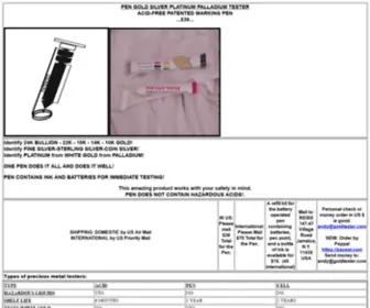 Goldtester.com(EMERGENCY NASAL FILTER WITH PATENTED DRY IODINE) Screenshot