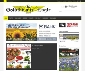 Goldthwaiteeagle.com(The Goldthwaite Eagle) Screenshot