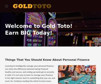 Goldtoto.com Screenshot