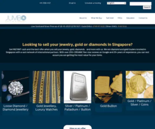 Goldtrader.sg(We are established Gold and Diamonds trader) Screenshot