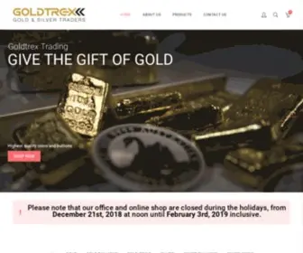 Goldtrex.com(Gold and Silver Traders) Screenshot