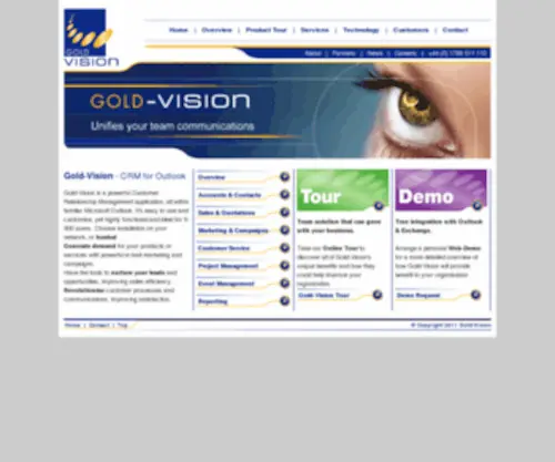 Goldvisioncrm.com(Goldvisioncrm) Screenshot