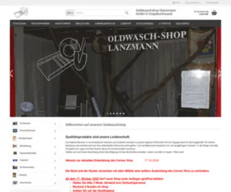 Goldwaschshop.ch(Goldwaschshop Glanzmann GmbH) Screenshot