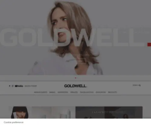 Goldwell.fi(Goldwell Benelux) Screenshot
