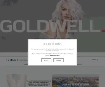 Goldwell.us(Goldwell United States of America) Screenshot