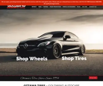 Goldwingautocare.com(Ottawa Tires) Screenshot