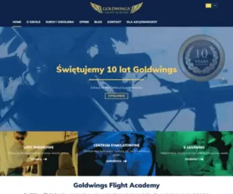 Goldwings.pl(Szkoła lotnicza) Screenshot