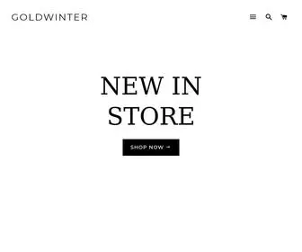 Goldwinter.co.uk(GOLDWINTER Jewelry) Screenshot