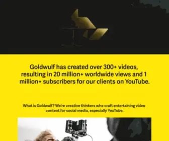 Goldwulf.com(GOLDWULF is a Professional On) Screenshot