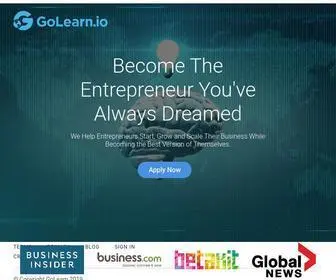 Golearn.io(Business Growth Consulting) Screenshot