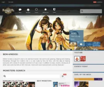 Golemswar.com(Summoners War Fã Site) Screenshot