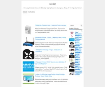 Golepi.com(Situs yang Membahas Serba) Screenshot