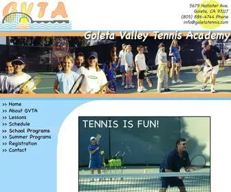 Goletatennis.com(Goleta Valley Tennis Academy) Screenshot