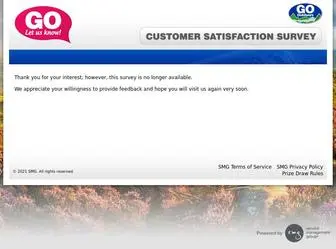 Goletusknow.com(GO Outdoors Customer Satisfaction Survey) Screenshot